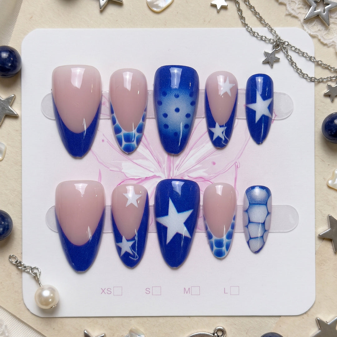 Elegant Artful Press-On Nails
