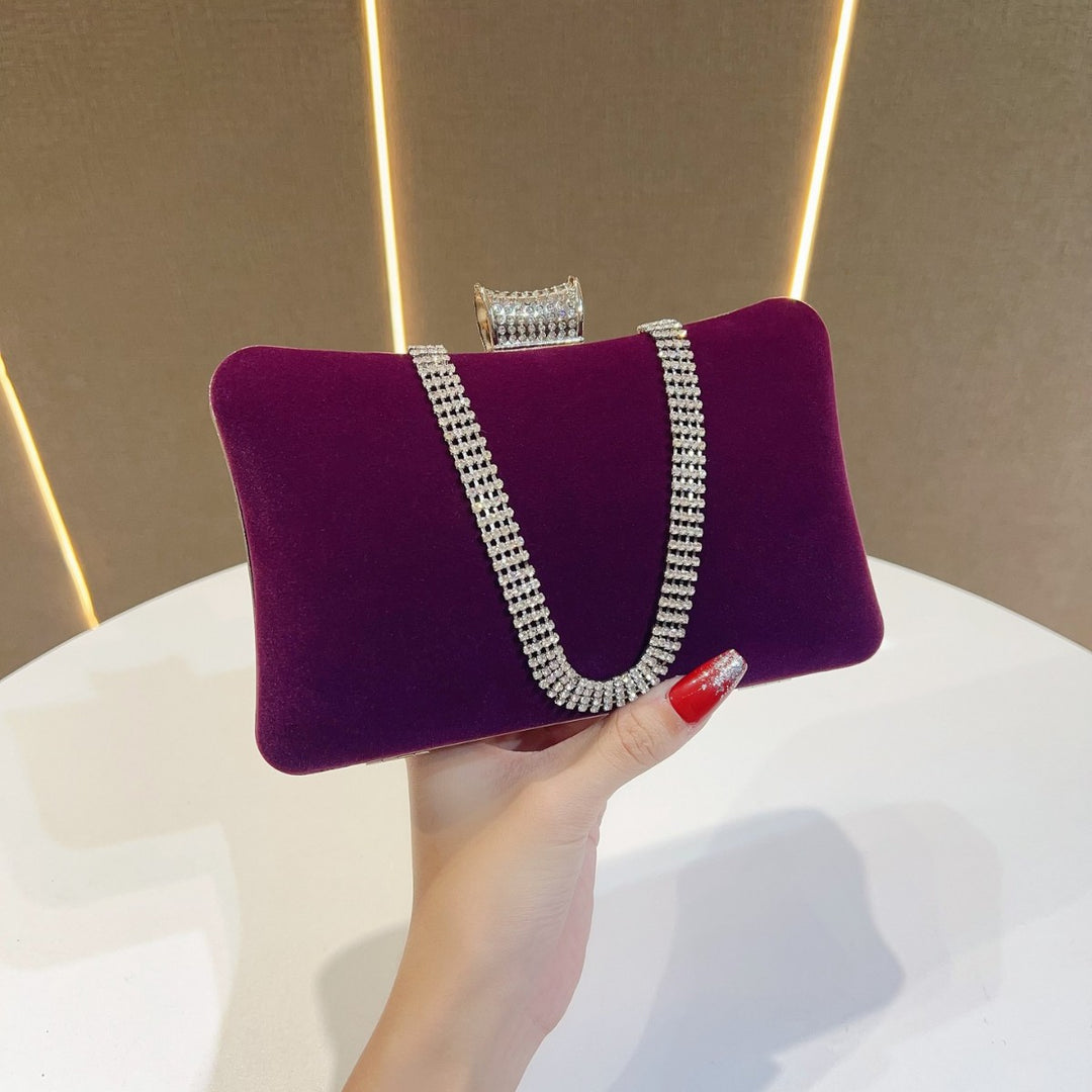 Luxurious Velvet Evening Handbag