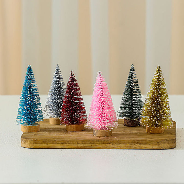Decorative Miniature Christmas Tree Figurines Kalsten