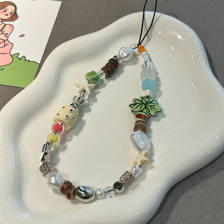 Artistic Bead Charm Phone Lanyard Kalsten