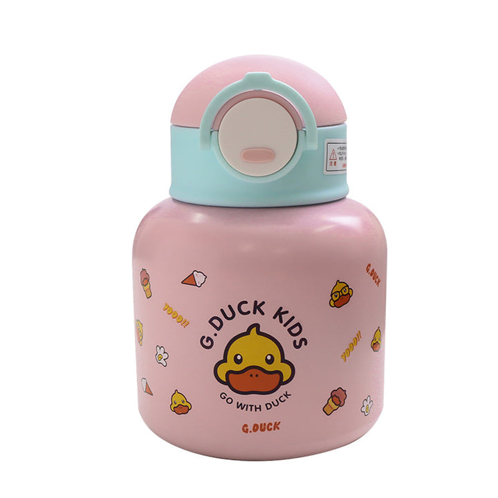 Women's Insulated Water Bottle with Practical Carry Strap and Kid-Friendly Design Kalsten