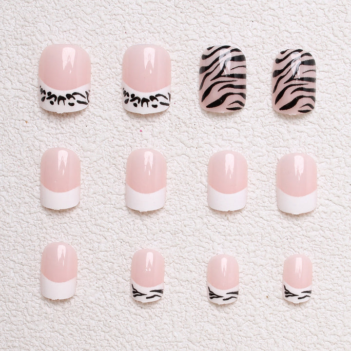 Stylish Animal Print Press-On Nails Kalsten