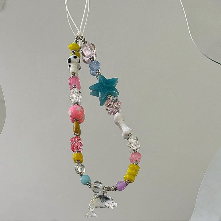 Whimsical Bead Charm Necklace Kalsten