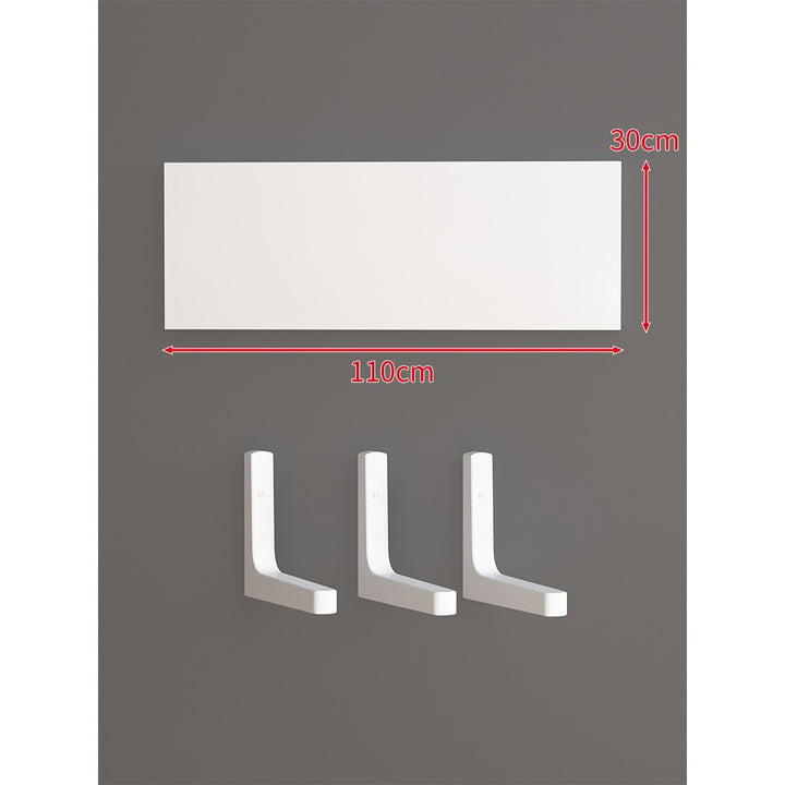 Long Narrow Floating Wall Shelf Kit with Concealed Heavy-Duty Brackets
