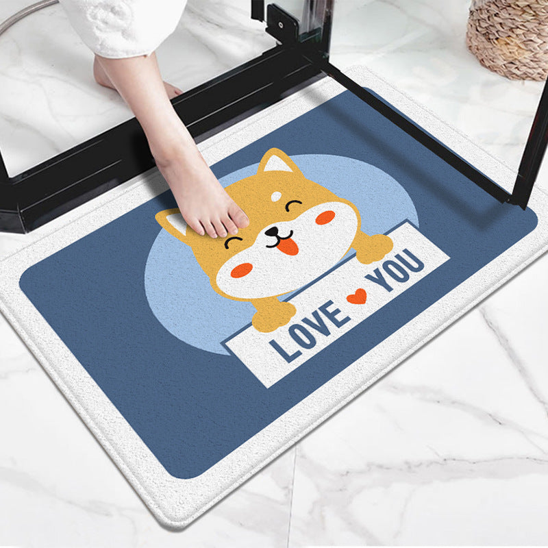 Cute Cartoon Dog-Themed Doormat Kalsten