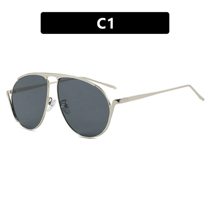 Ladies fashionable pilot sunglasses with polarized lenses and elegant metal frame Kalsten