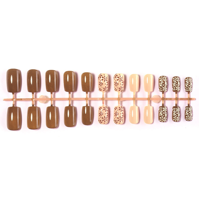 Acrylic nail set with modern designs Kalsten