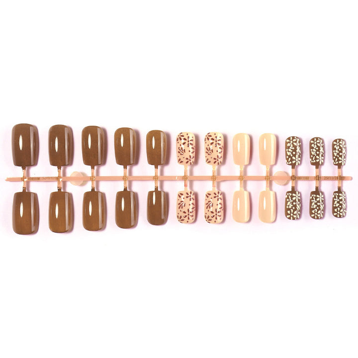 Acrylic nail set with modern designs Kalsten