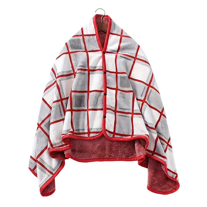 Women Cozy Blanket Poncho Kalsten