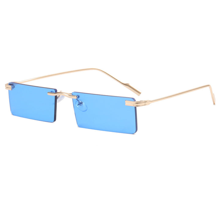 Women's Fashion Rectangular Sunglasses with Elegant Metal Frame Kalsten