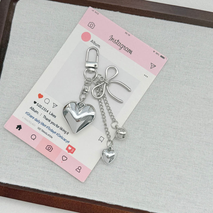 Heart-Shaped Pendant Keychain Kalsten