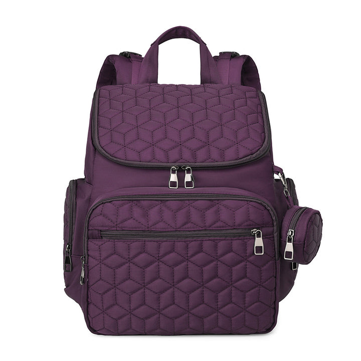 Quilted Multi-Compartment Backpack Kalsten