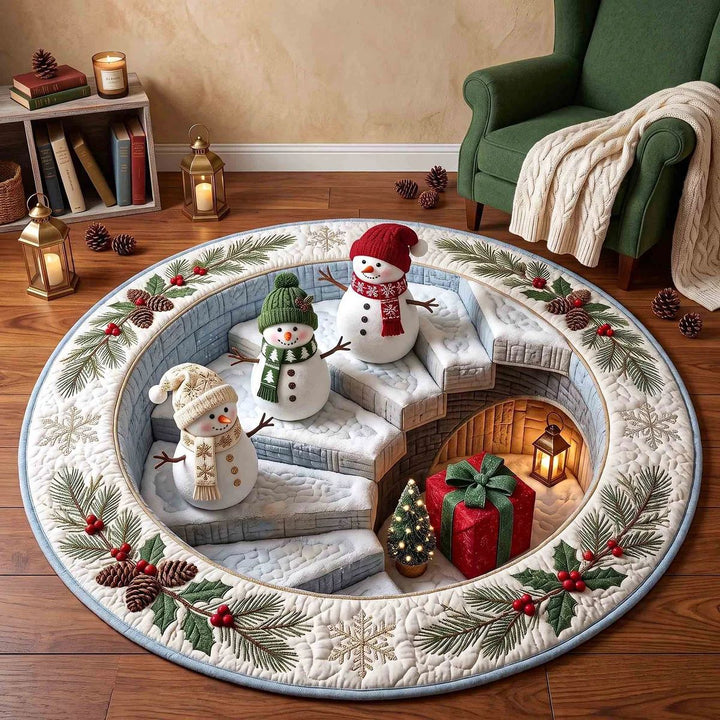 Decorative Holiday Themed Mat for Seasonal Decor