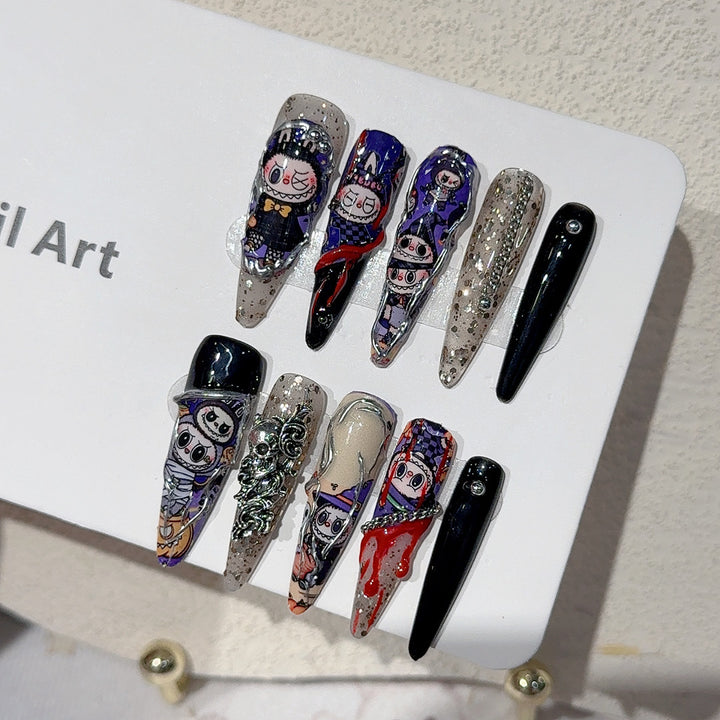 Whimsical Gothic Nail Art Tips