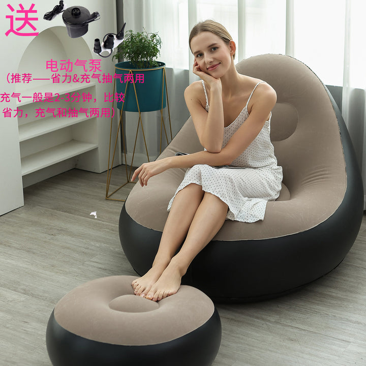 Women Inflatable Comfort Sofa with Ergonomic Backrest Kalsten