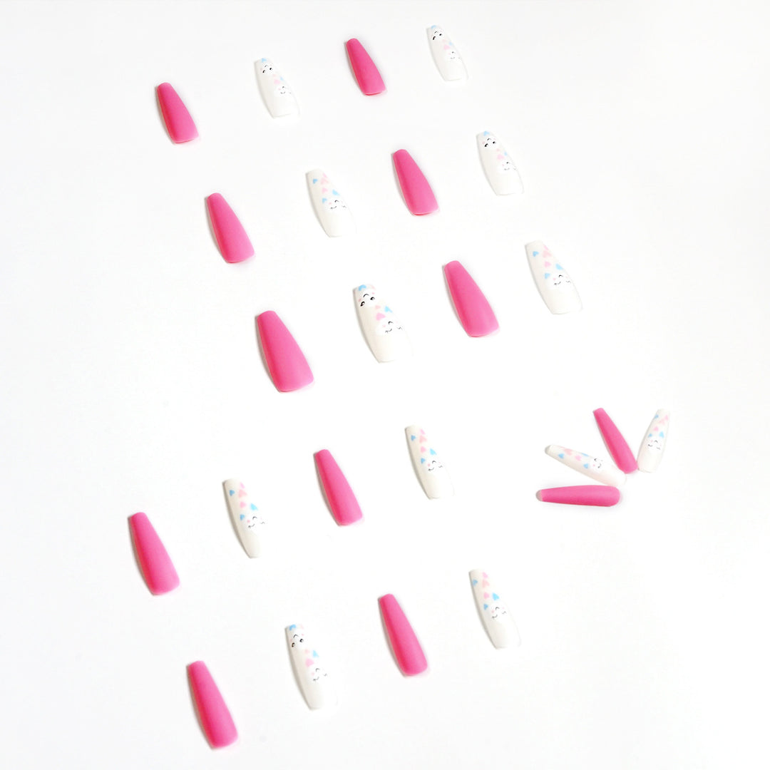 Artful Nail Art with Cute Cloud and Heart Designs Kalsten
