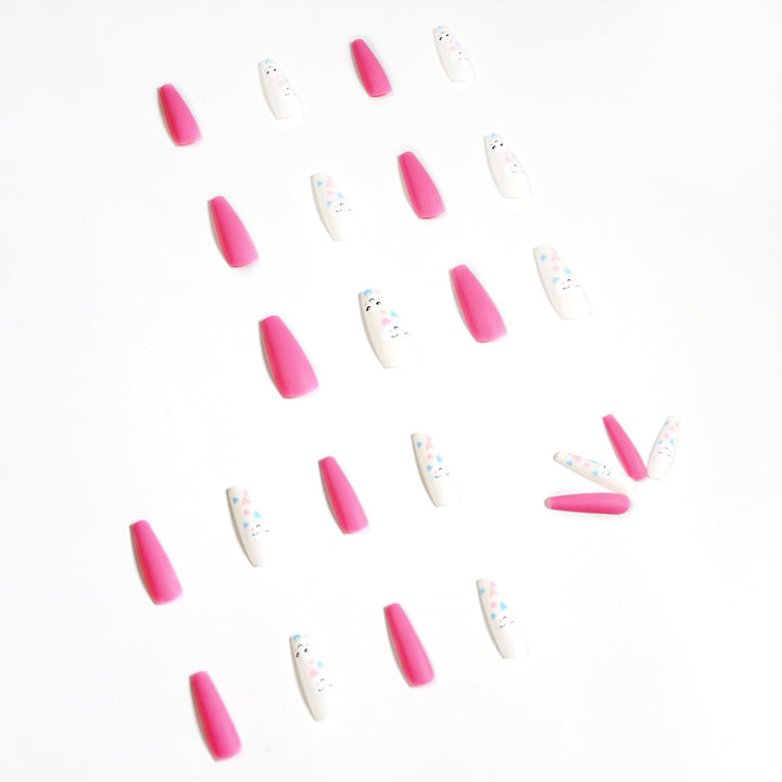 Artful Nail Art with Cute Cloud and Heart Designs Kalsten