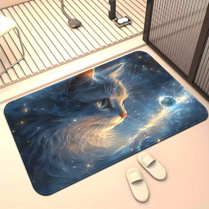 Artistic Cat Decorative Mat