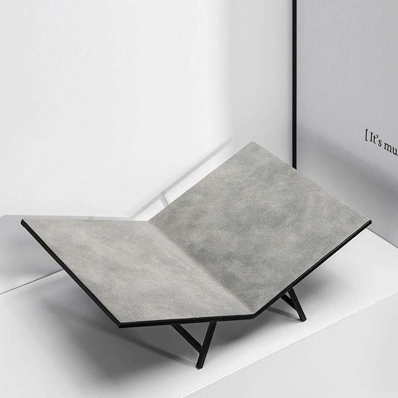 Geometric Concrete Decorative Coffee Table