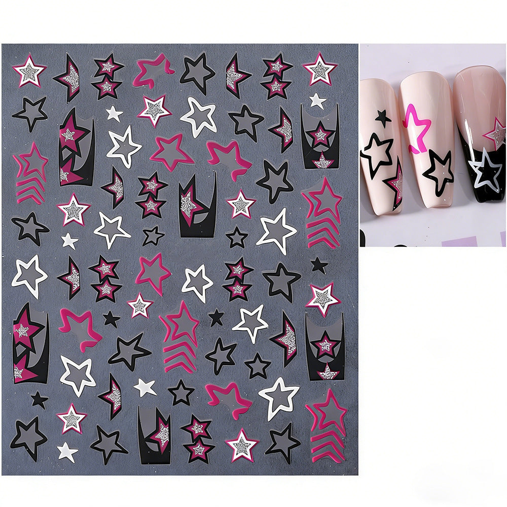 Decorative Star Nail Art Nail Stickers