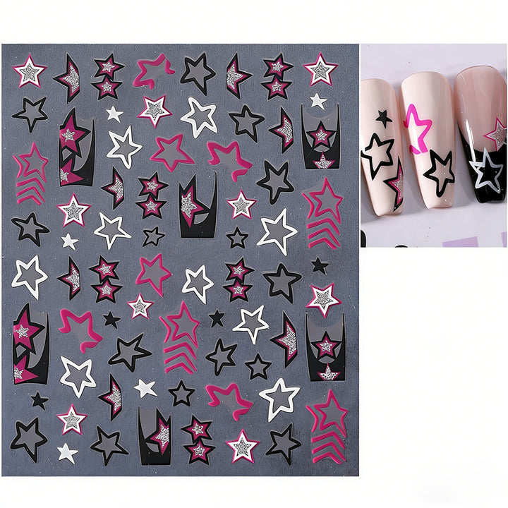 Decorative Star Nail Art Nail Stickers