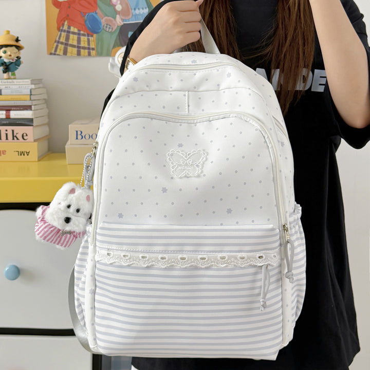 Playful Bunny-Ear Design School Backpack Kalsten
