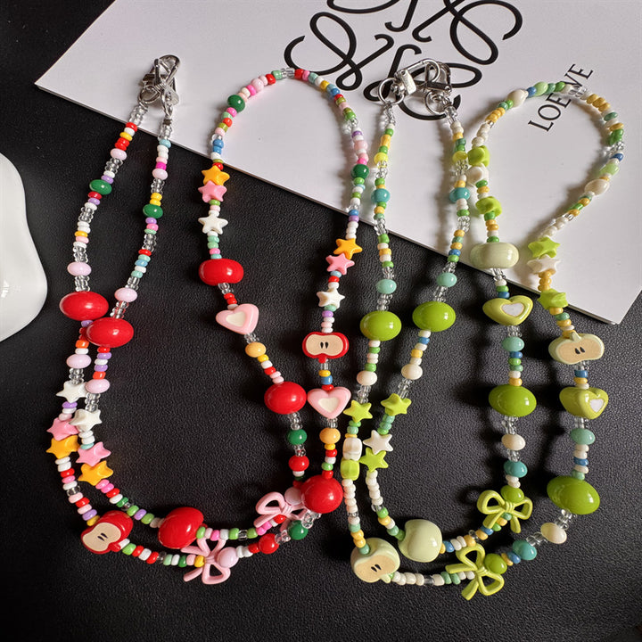 Colorful Beaded Phone Lanyard Kalsten 1790135533