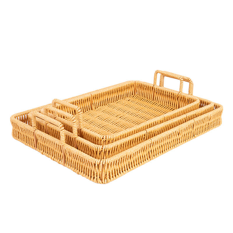 Handwoven Serving Tray Kalsten