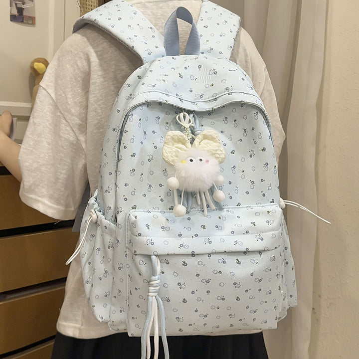 Cute Floral-Embellished Daypack Kalsten