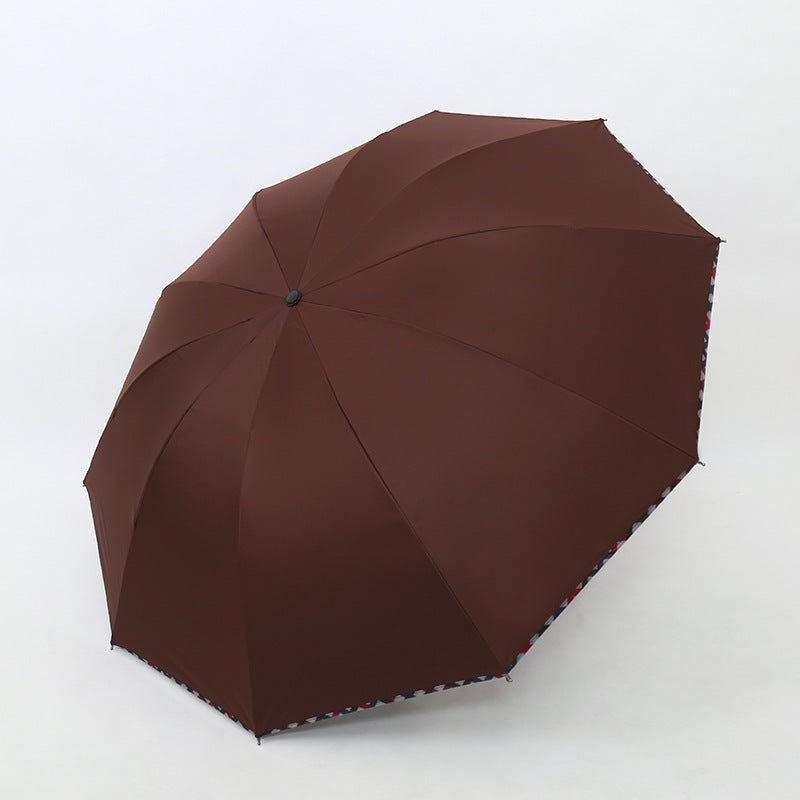 Ladies umbrella with floral design and reinforced frame Kalsten