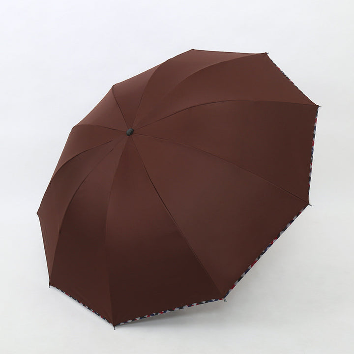 Ladies umbrella with floral design and reinforced frame Kalsten