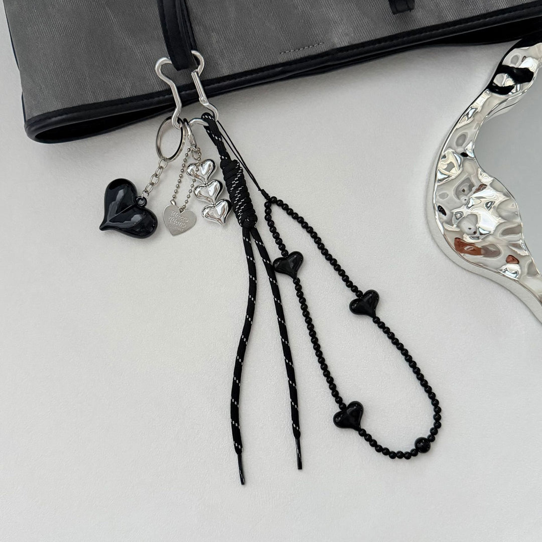 Elegant Heart Charm Keychain Kalsten