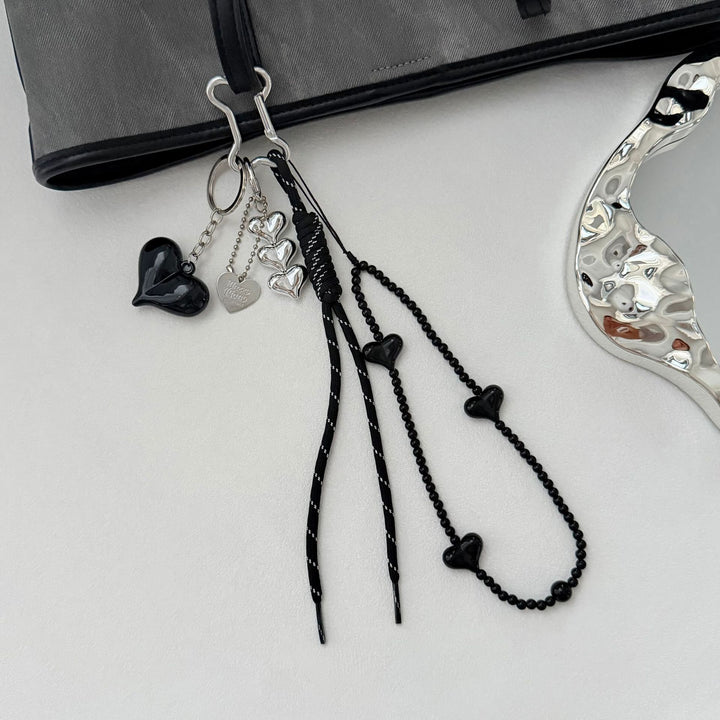 Elegant Heart Charm Keychain Kalsten
