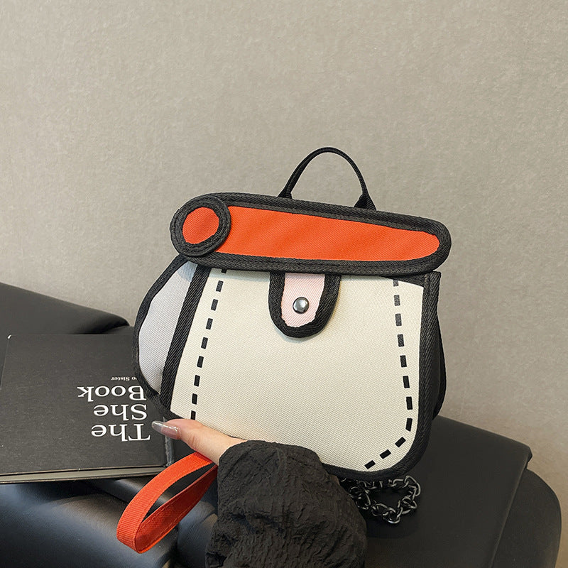 Trendy Cartoon-Style Mini Backpack Kalsten