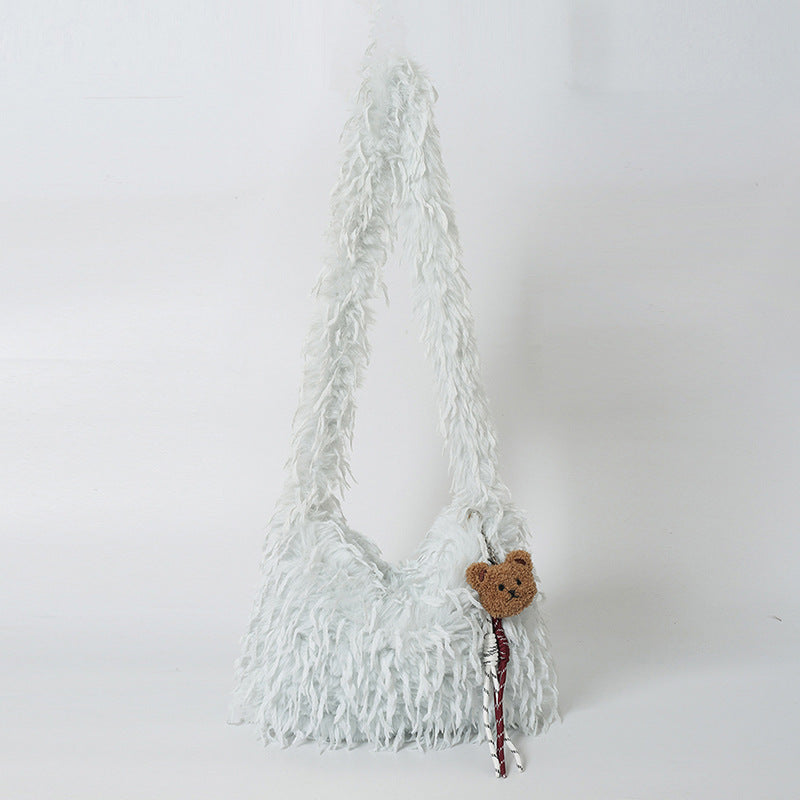 Fluffy Fringe Fashion Handbag