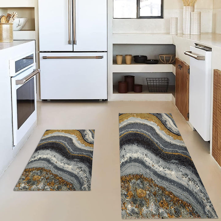 Vintage-Inspired Kitchen Mat Set Kalsten