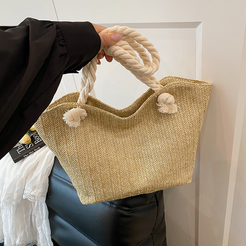 Chic Handwoven Beach Tote Bag Kalsten