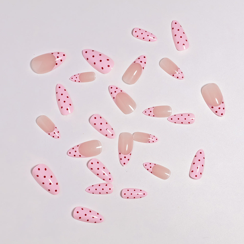 Artistic Polka Dot Press-On Nail Design Kalsten