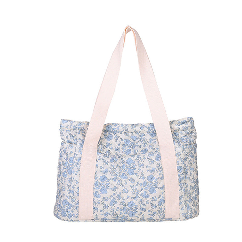 Stylish Floral Print Weekend Tote