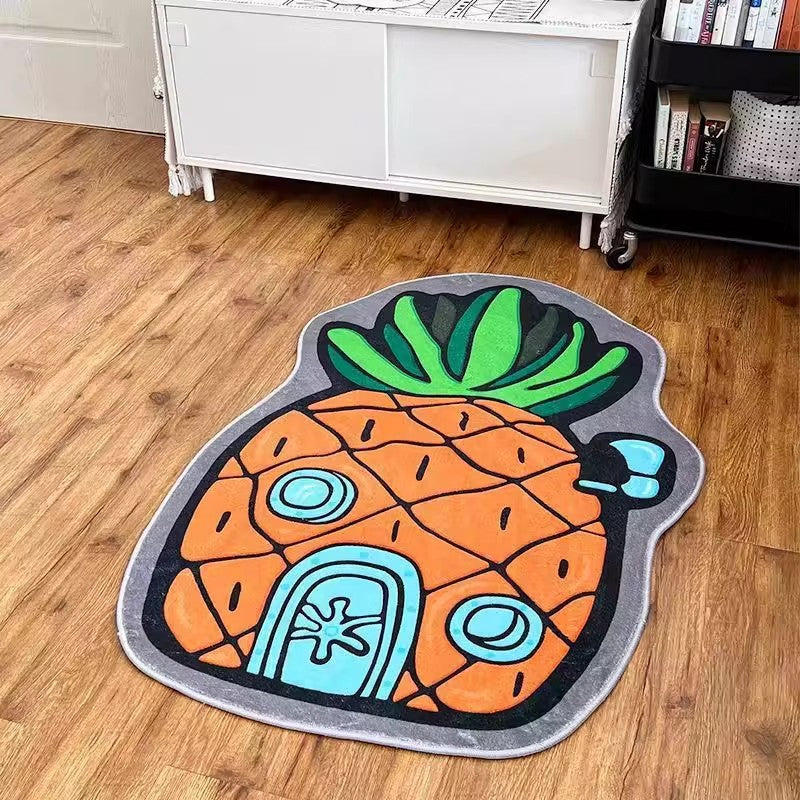 Fun Pineapple Shaped Area Rug