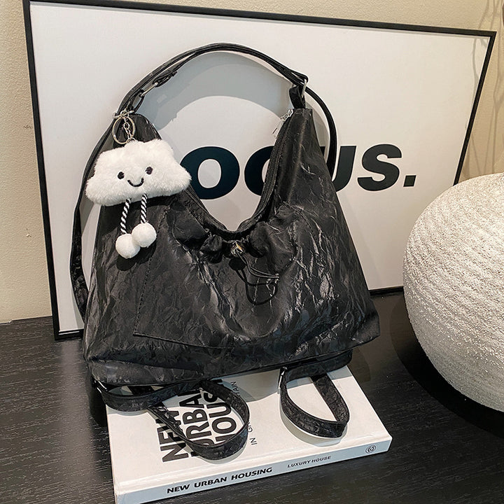 Crinkled Pouch Handbag Kalsten