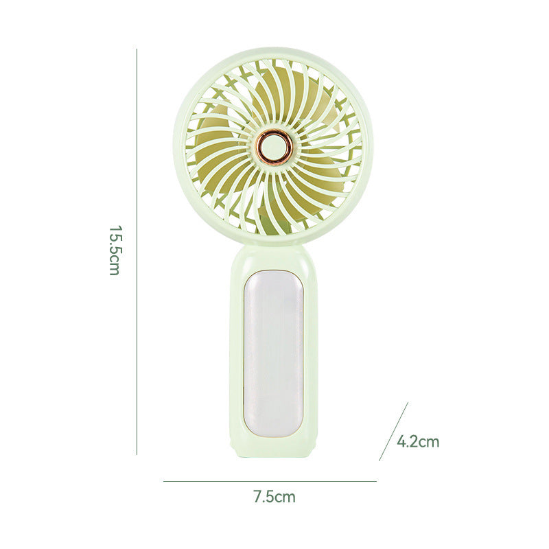 Women's Portable Hand Fan with USB Charging Function and Ergonomic Handle Kalsten