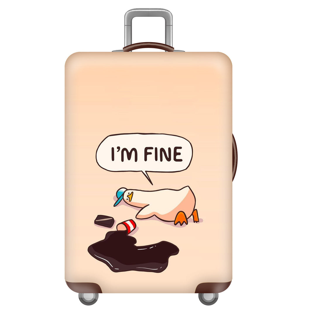 Women’s Hardshell Luggage with Creative Cartoon Design Kalsten
