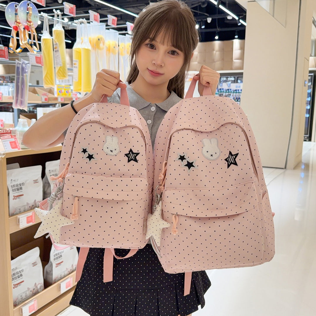 Playful Bunny and Star-Themed Backpack Kalsten