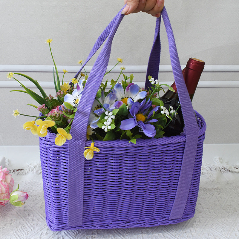 Stylish Woven Market Tote Kalsten