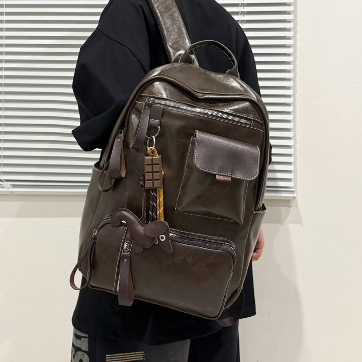 Durable Vintage Leather Backpack Kalsten