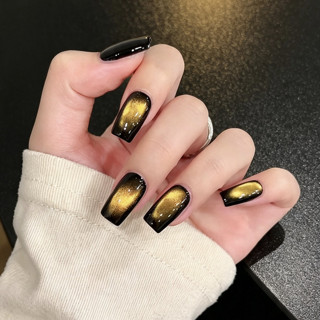 Gradient Crystal Finish Nail Art Kalsten