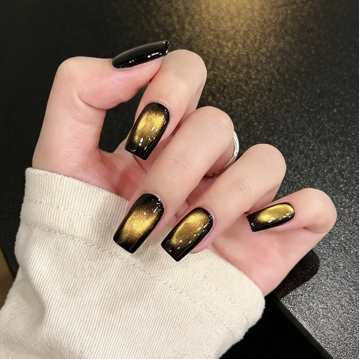 Gradient Crystal Finish Nail Art Kalsten