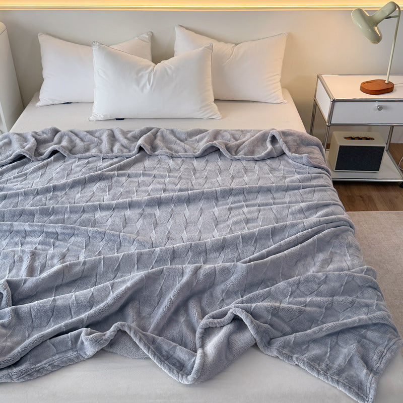 Plush Fleece Throw Blanket