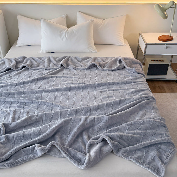 Plush Fleece Throw Blanket